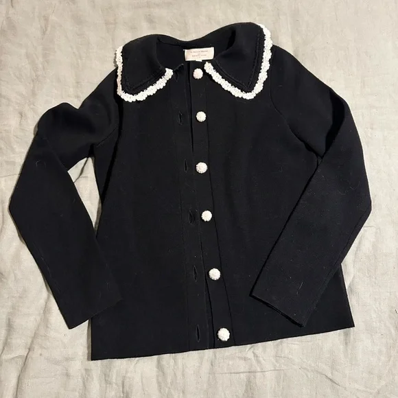 Sezane Bettany Merino Wool Cardigan XXS NWOT - Picture 5 of 7